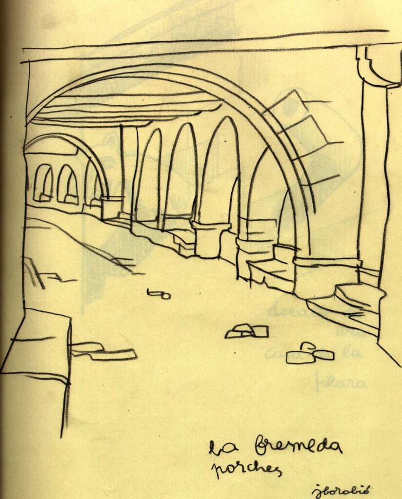 Boceto de arcos en arquitectura - José Borobio