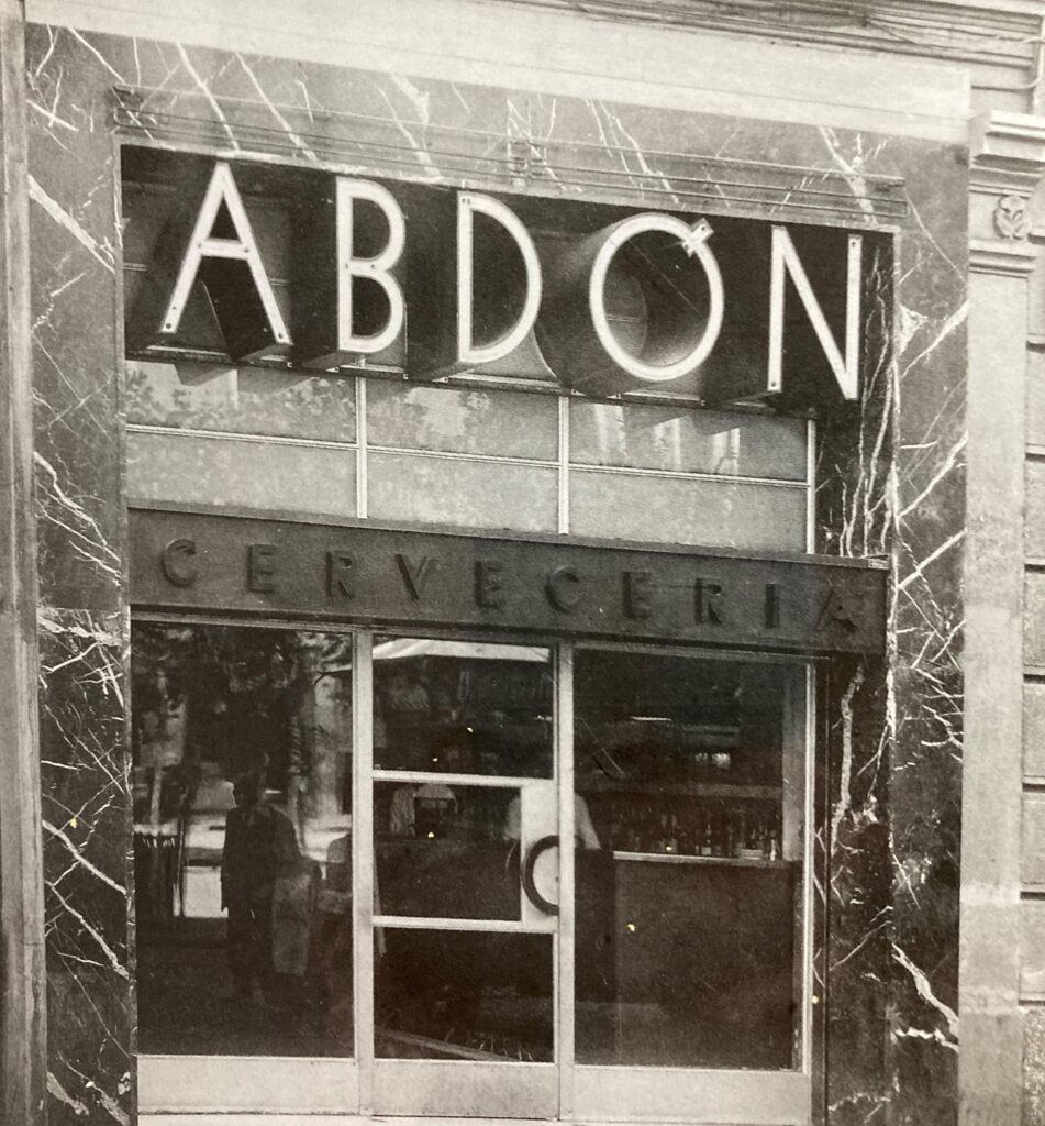 Cafetería Abdón - diseño José Borobio