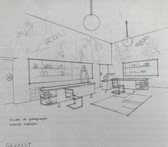 Tienda de fotografía Martín Chivite interior - diseño José Borobio
