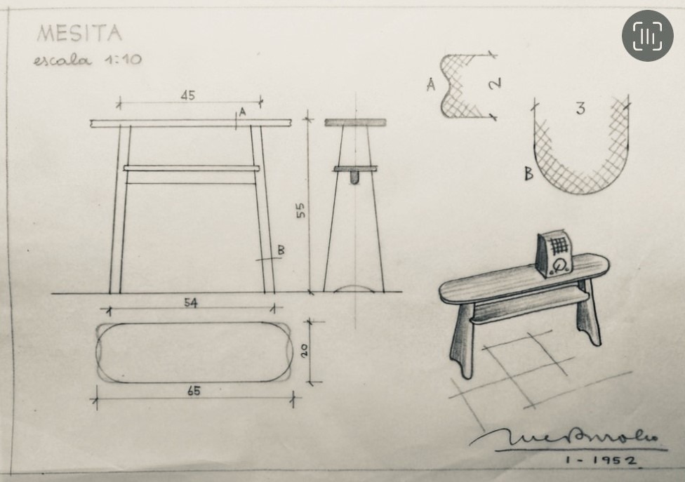 Diseño de mesita - José Borobio