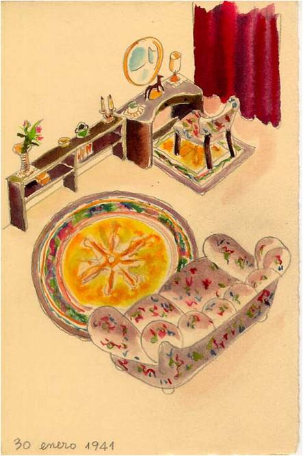 Diseño del dormitorio de su mujer - José Borobio