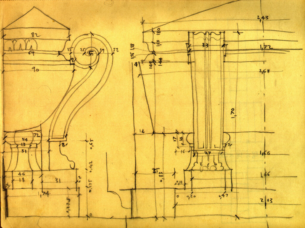 Dibujos de arquitectura del natural 2