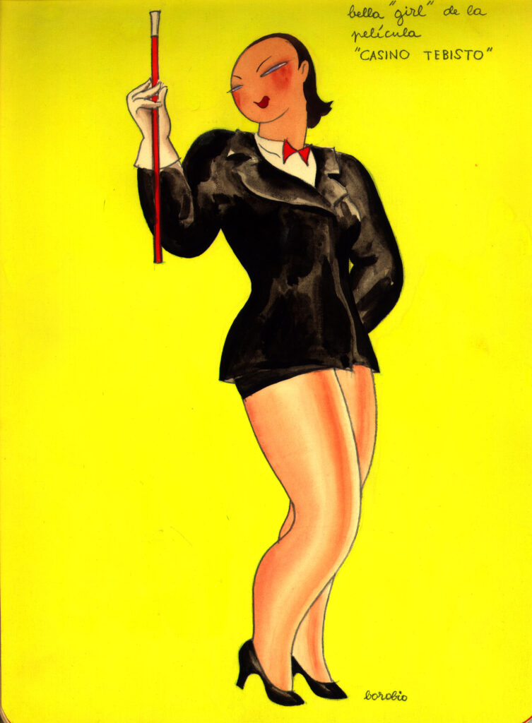 Parodia de "bella girl" película Casino Tebisto - José Borobio