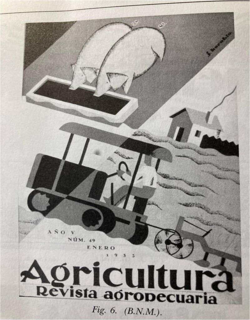 Portada revista Agricultura - Actividad rural - José Borobio